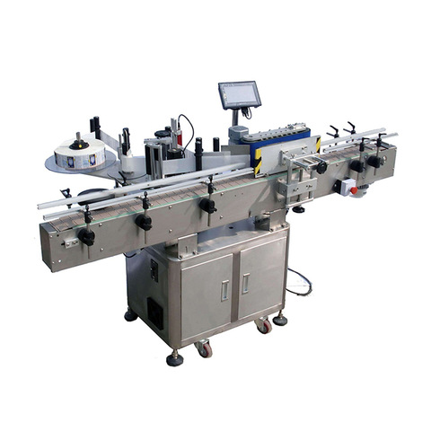 Linear Adhesive Labeling Machine เครื่องฉลากสำหรับถุงพลาสติกฟิล์ม 
